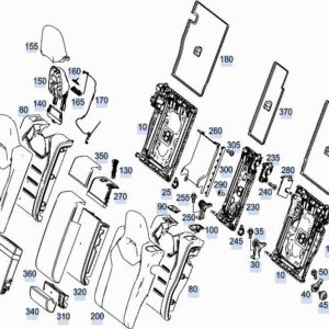 MERCEDES-BENZ A W177 Rear Left Seat Mounting Bar A1779210300 ORIGINAL
