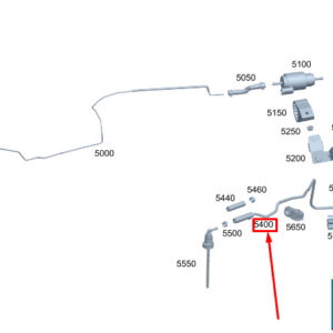 MERCEDES-BENZ S W223 Fuel Line A2234705501 ORIGINAL
