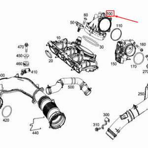 MERCEDES-BENZ A W177 Engine Intermediate Flange A2600902700 ORIGINAL
