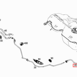 MERCEDES-BENZ A W177 Fuel Feed Line A2474706901 ORIGINAL