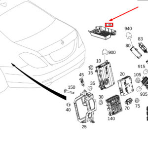 MERCEDES-BENZ S W222 TV Tuner Bracket A2225456700 ORIGINAL