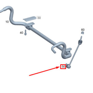 MERCEDES-BENZ C S206 Front Left Stabilizer Link A2063233500 ORIGINAL