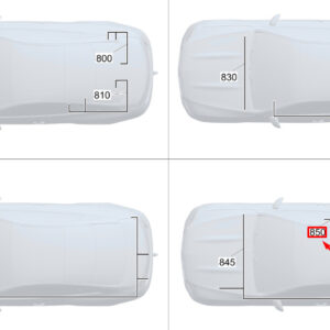 MERCEDES-BENZ GLE W167 Left Wiring Harness A1675409403 ORIGINAL