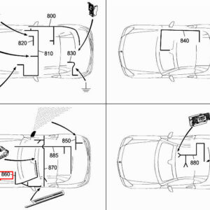 MERCEDES-BENZ SLK R172 Multifunction Camera Harness A1725406600 ORIGINAL
