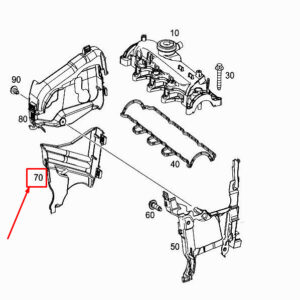 MERCEDES-BENZ CITAN W415 Engine Timing Case Cover A6070150000 ORIGINAL