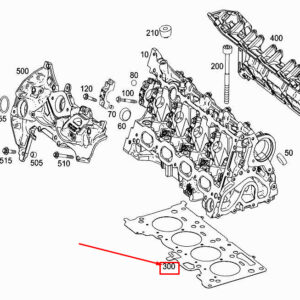 MERCEDES-BENZ A W177 Engine Cylinder Head Gasket A2820160400 ORIGINAL