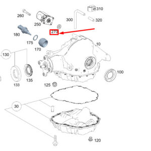 MERCEDES-BENZ GLS X167 Rear Differential Sealing Boot A2902950200 ORIGINAL