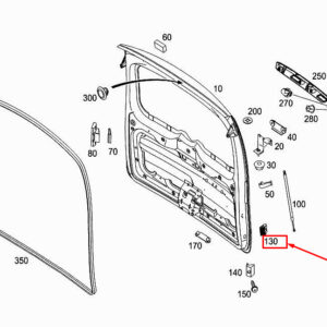MERCEDES-BENZ CITAN W415 Rear-End Door Retainer A4157430629 ORIGINAL