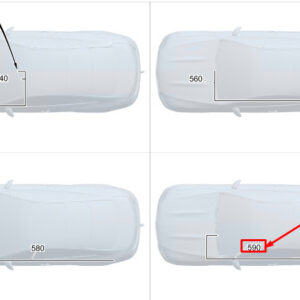 MERCEDES-BENZ CLA C118 Parking Assist Wiring Harness A1185407108 ORIGINAL