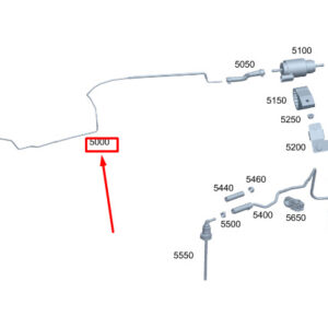 MERCEDES-BENZ S W223 Fuel Line A2234766000 ORIGINAL