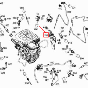 MERCEDES-BENZ CITAN W415 Air Intake Pipe Bracket A6071400340 ORIGINAL