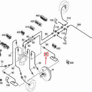 MERCEDES-BENZ CITAN W415 Brake Line A4154202100 ORIGINAL