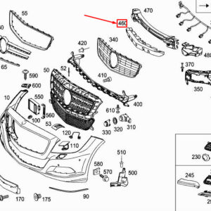 MERCEDES-BENZ CLS C218 Front Central Impact Absorber A2188850137 ORIGINAL