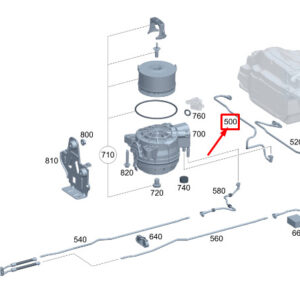 MERCEDES-BENZ C S206 Fuel Feed Line A2064702700 ORIGINAL