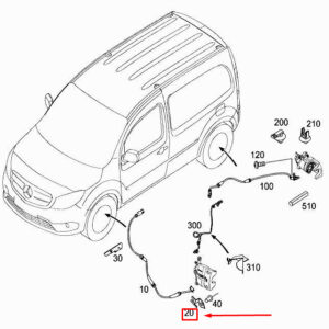 MERCEDES-BENZ CITAN W415 Front Speed Sensor Bracket A4155420644 ORIGINAL