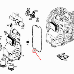 MERCEDES-BENZ A W177 Oil Pan Flange Gasket A2473714800 ORIGINAL