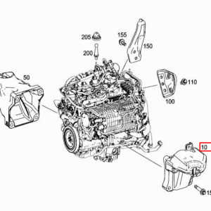 MERCEDES-BENZ S W222 Engine Carrier A6562230304 ORIGINAL