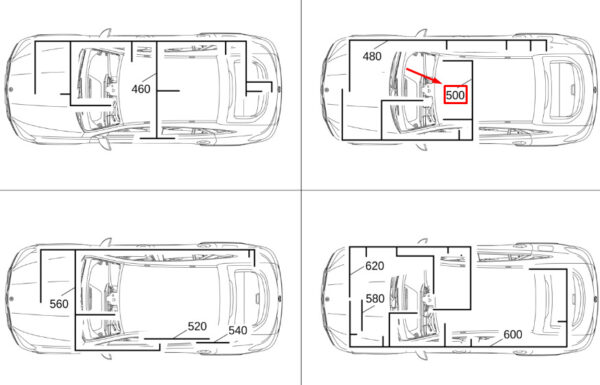 MERCEDES-BENZ GLE W167 Sound Generator Wiring Harness A1675402942 ORIGINAL