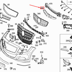 MERCEDES-BENZ CLS C218 Front Bumper Impact Absorber A2188851237 ORIGINAL