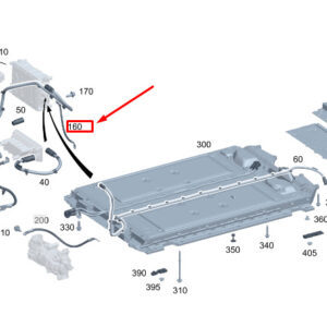 MERCEDES-BENZ EQS V297 Voltage Converter Ground Line A0005406209 ORIGINAL