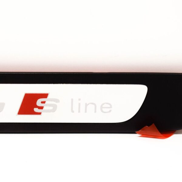 Audi A6 C7 Left Rear Door Sill Strip S-Line 4G0853375B9B9 ORIGINAL - Image 2