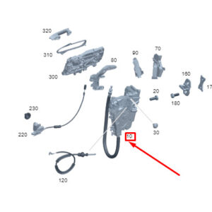MERCEDES-BENZ S W223 Front Left Door Lock A0997200902 ORIGINAL