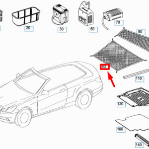 MERCEDES-BENZ E C207 Cargo Net A2078680474 ORIGINAL