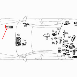 MERCEDES-BENZ S W222 W-Lan Antenna A2229059903 ORIGINAL