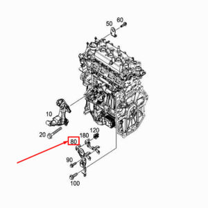 MERCEDES-BENZ CITAN W415 Engine Lifting Eye A2002230100 ORIGINAL