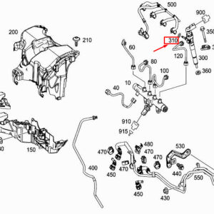 MERCEDES-BENZ CITAN W415 Leak Line O-Ring A6079971645 ORIGINAL