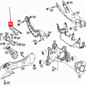 MERCEDES-BENZ A W177 Upper Front Left Tie Rod Trim A2473523400 ORIGINAL