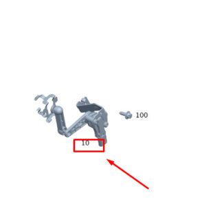 MERCEDES-BENZ S W223 Rear Right Turning Angle Sensor A2239050204 ORIGINAL