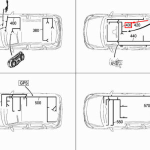 MERCEDES-BENZ B W246 Rear Cigar Lighter Wiring Harness A2465408013 ORIGINAL
