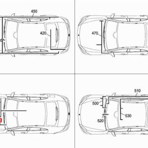 MERCEDES-BENZ CLS C257 Powertrain Wiring Harness A2135400356 ORIGINAL