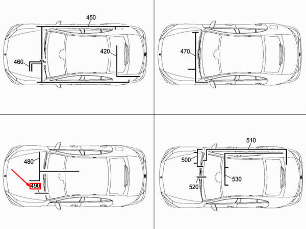 MERCEDES-BENZ CLS C257 Powertrain Wiring Harness A2135400356 ORIGINAL