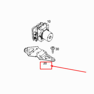 MERCEDES-BENZ CITAN W415 Hydraulic Unit Bracket A4154320340 ORIGINAL