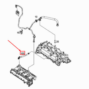 MERCEDES-BENZ CITAN W415 Engine Coolant Hose A4155000375 ORIGINAL