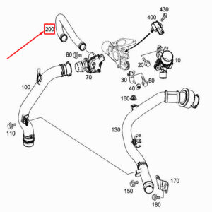 MERCEDES-BENZ CITAN W415 Engine Charge Air Pipe A6070900237 ORIGINAL