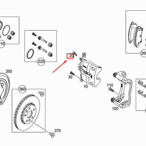 MERCEDES-BENZ CITAN W415 Front Brake Caliper Bleed Valve A4154210065 ORIGINAL