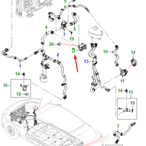 JAGUAR I-PACE X590 Heat-Exchanger T4K3904 ORIGINAL