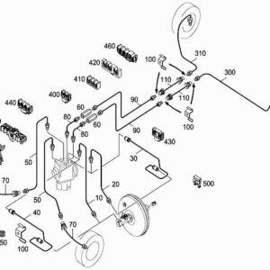 MERCEDES-BENZ CITAN W415 Brake Line Bracket A415428004 ORIGINAL