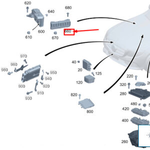 MERCEDES-BENZ S W223 Fuse Box A2235403213 ORIGINAL