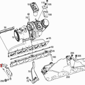 MERCEDES-BENZ CLS C257 Turbocharger Bracket A2561420140 ORIGINAL