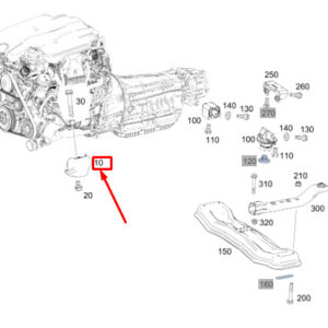 MERCEDES-BENZ SPRINTER 907 Front Right Engine Mount A9072410800 ORIGINAL