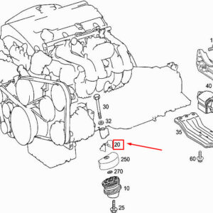 MERCEDES-BENZ C W203 Front Right Engine Shield A1712410334 ORIGINAL