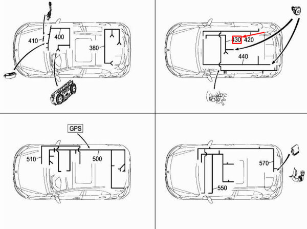 MERCEDES-BENZ A W176 Rear Cigar Lighter Wiring Harness A1765403808 ORIGINAL