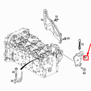 MERCEDES-BENZ A W176 Rear Left Engine Lifting Eye A2702230200 ORIGINAL