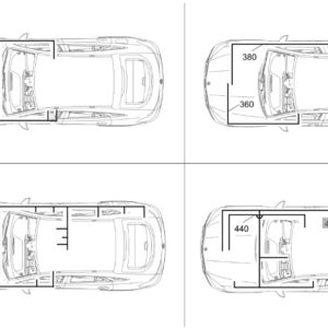 MERCEDES-BENZ GLE W167 FlexRay Wiring Harness A1675407614 ORIGINAL