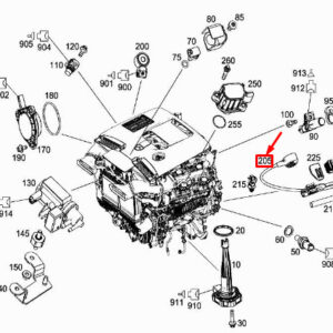 MERCEDES-BENZ A W176 Right Engine Knock Sensor A0009051906 ORIGINAL