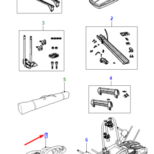 JAGUAR I-PACE X590 Carrier Electrics Kit T4K11471 ORIGINAL
